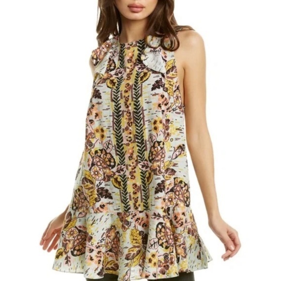 Free People Summer in Tulum Mini Dress Medium - Picture 1 of 6